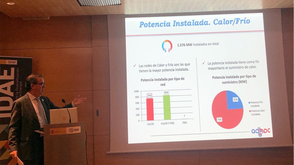 Javier Sigüenza, secretario general de Adhac, presentando los datos del censo de este año.