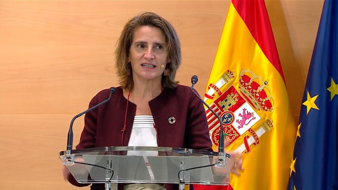 Teresa Ribera situó al hidrógeno renovable como una tecnología clave para un España descarbonizada.