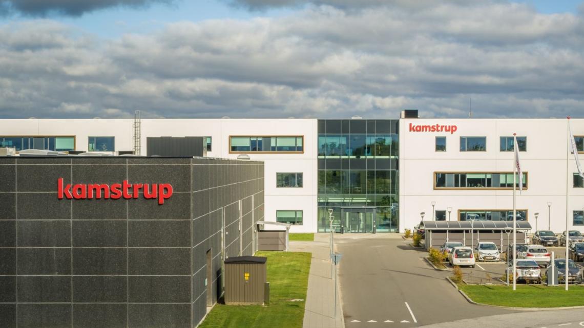 Imagen de la sede central de la compañía, ubicada en Skanderborg (Dinamarca).