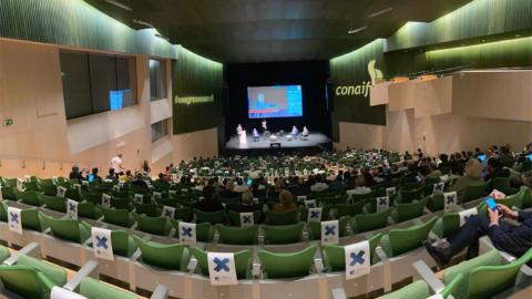 Imagen del Auditorio (Fórum Evolución) en el que se está celebrando el Congreso hasta este viernes en Burgos.