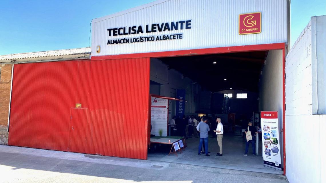 Así es el nuevo almacén logístico de Teclisa Levante en Albacete.