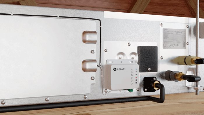 El dispositivo de Airzone es compatible con más de 100 marcas de climatización.