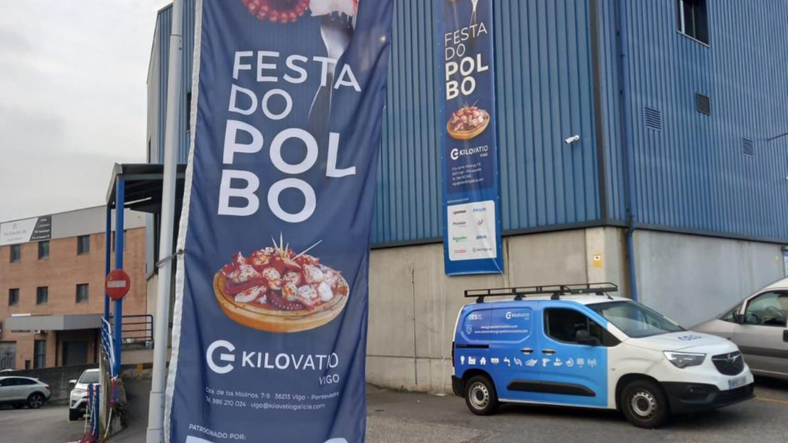 La Festa do Polbo contó con un catering que se encargó de repartir más de 1.100 raciones de pulpo.