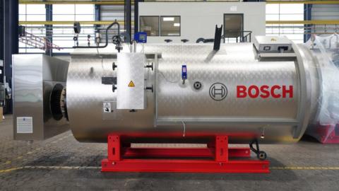 La nueva caldera de vapor se integra dentro de la gama de nuevas tecnologías verdes de Bosch Industrial.