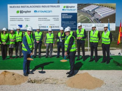 Keyter Intarcon Genaq coloca la primera piedra de sus futuras instalaciones en Córdoba