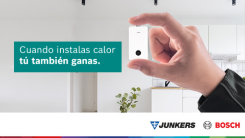 Campaña “Cuando instalas calor, tú también ganas”, de Junkers Bosch.