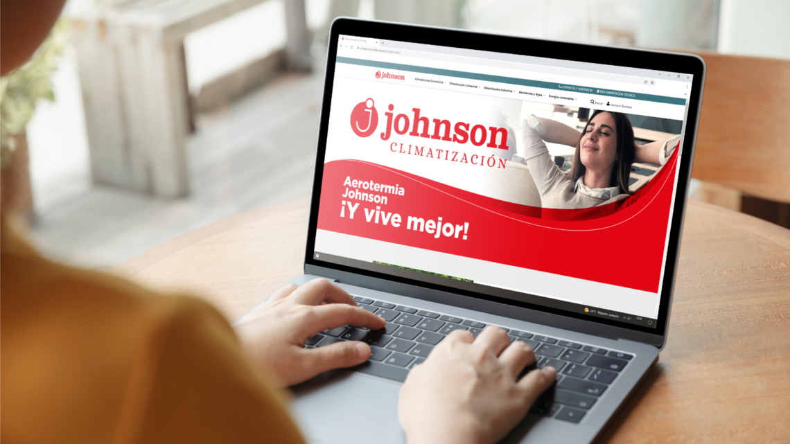 Nueva imagen de Johnson y su web.