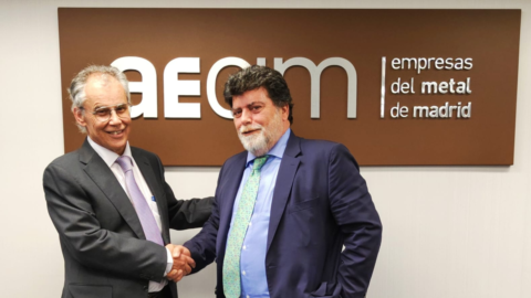 Emiliano Bernardo, presidente de Agremia y Ángel Bonet, presidente de APIEM.