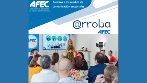 AFEC anuncia los primeros Premios @rroba para los medios de comunicación de climatización.